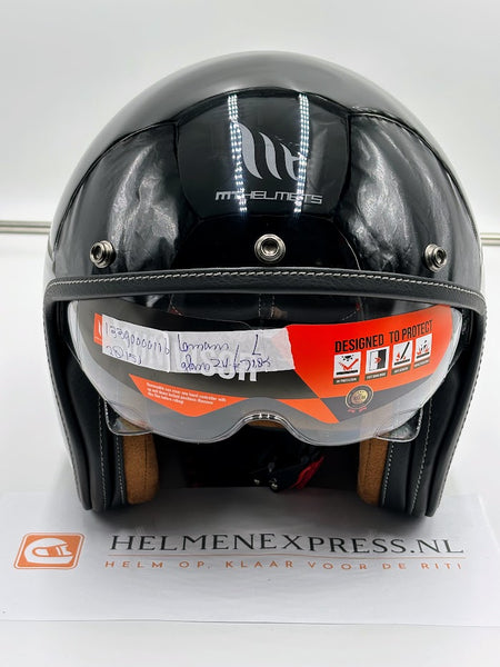 MT Le Mans II SV S jethelm glans zwart