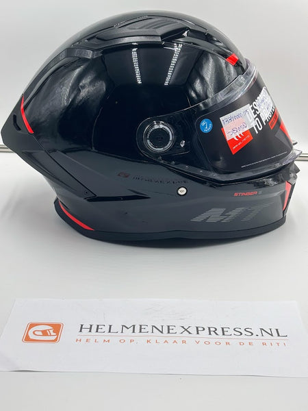 MT Stinger Solid 2 integraalhelm glans zwart