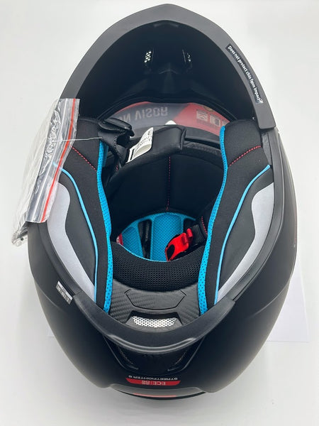 MT Streetfighter S SV Stripe jethelm mat zwart