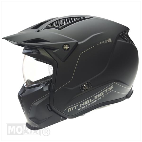 MT Streetfighter S SV jethelm mat zwart