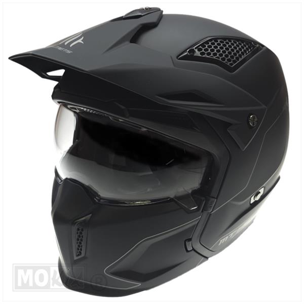 MT Streetfighter S SV jethelm mat zwart