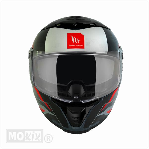 MT Thunder 4 SV integraalhelm Exeo mat zwart-rood