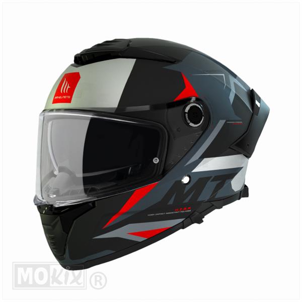 MT Thunder 4 SV integraalhelm Exeo mat zwart-rood