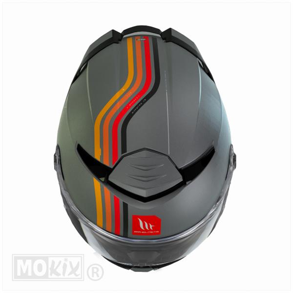 MT Thunder 4 SV integraalhelm Mil mat grijs