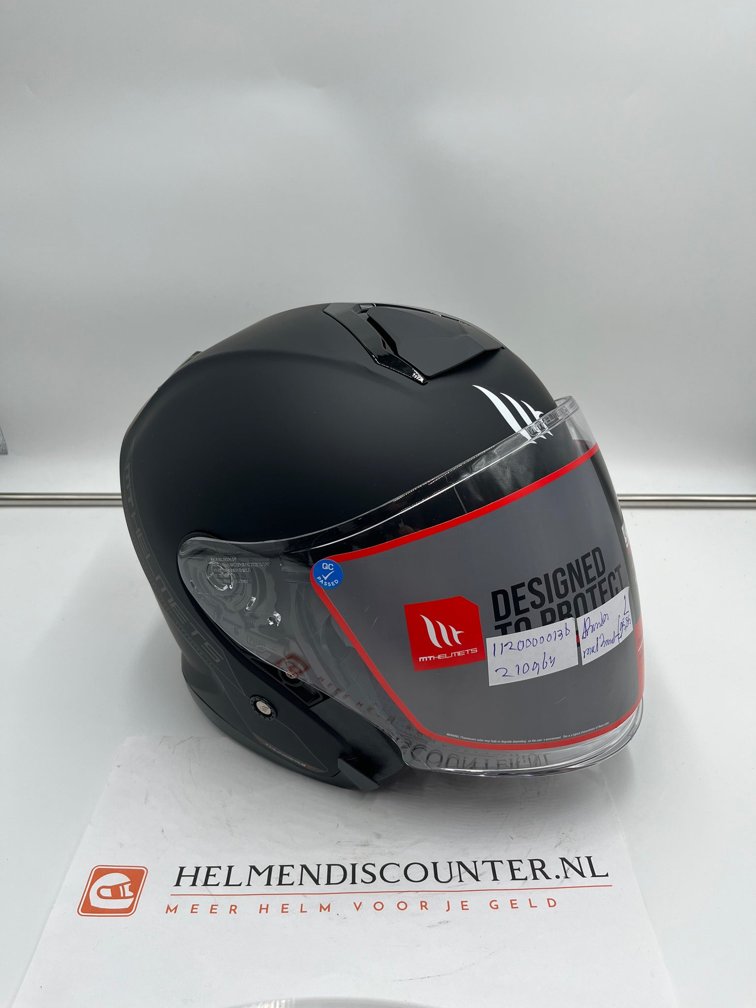 MT Thunder 3 SV jethelm mat zwart