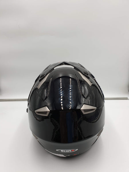 Shiro integraalhelm offroad tourism MX-311 zwart inclusief zonneklep - Helmendiscounter.nl