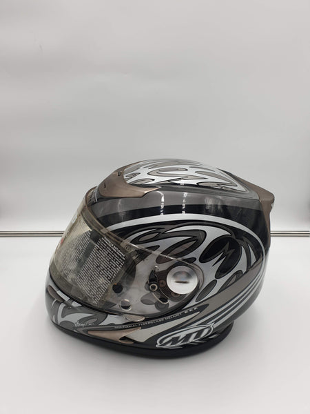 MT Axion integraalhelm grijs/wit/zwart - Helmendiscounter.nl