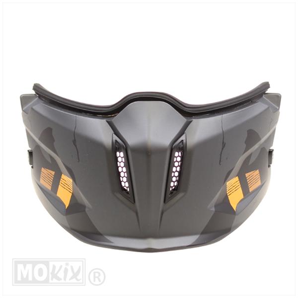 District Streetfighter kinstuk skull mat grijs (klik model)