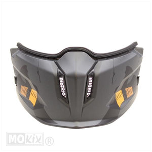 District Streetfighter kinstuk skull mat grijs (klik model)
