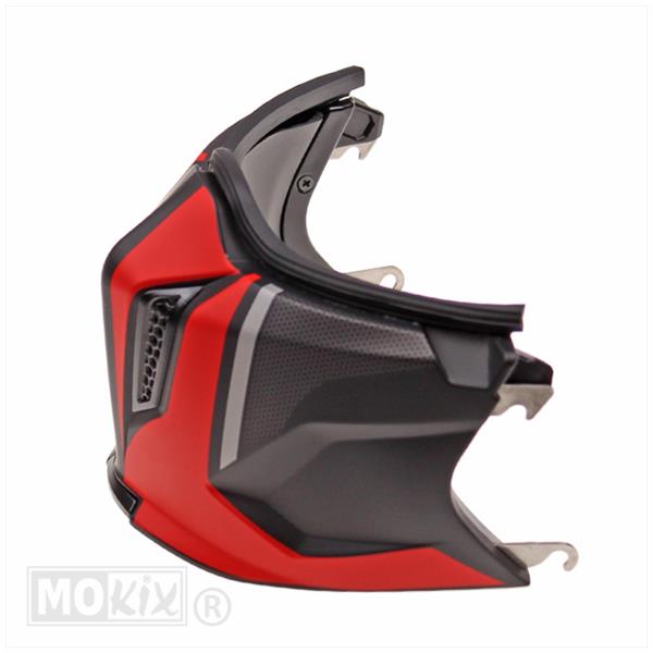District Streetfighter kinstuk twin mat rood (haak model)