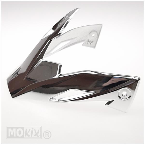 Streetfighter jethelm klep chrome