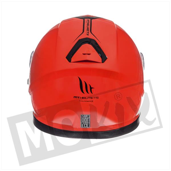 MT Thunder III SV Solid fluor oranje - Helmendiscounter.nl